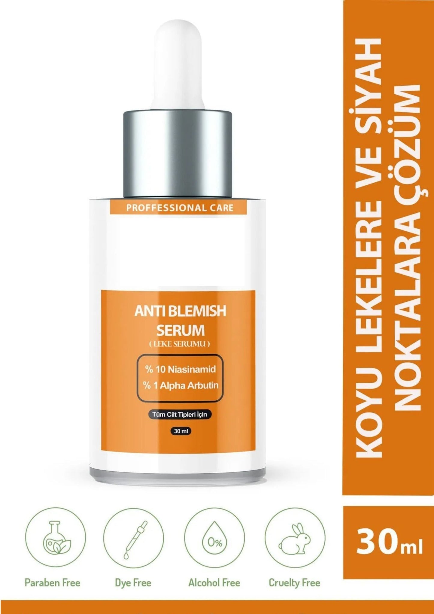 Leke - Ben ve Çil Karşıtı Ve Ton Eşitleyici Bakım Serumu Yüz Leke Giderici Serum